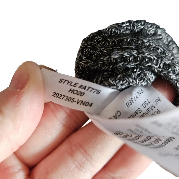 J. Crew Fine Rib Turtleneck Sweater Charcoal Gray |Slouchy Cozy Soft Knit Medium - Picture 5 of 6